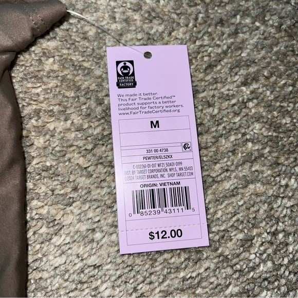 NWT! Wild Fable - The Perfect T-Shirt Seamless Brown Top - Medium - Picture 4 of 4